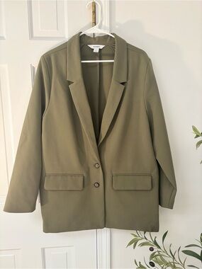 Olive Green Women's Blazer Jacket XL